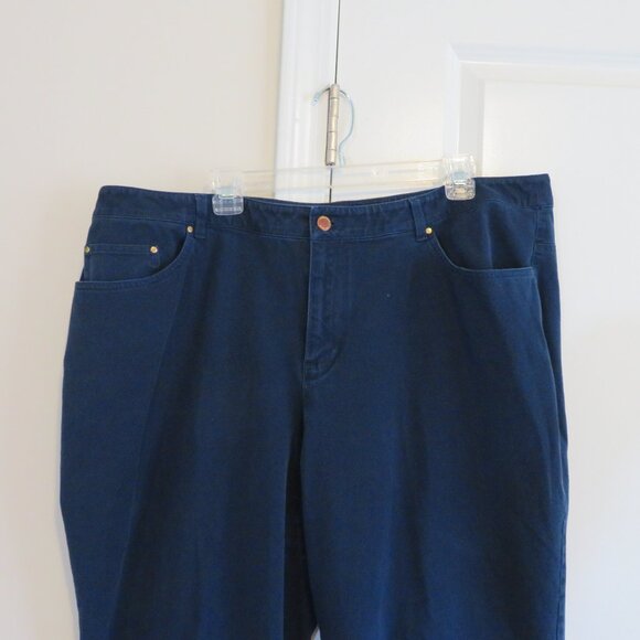 Jones New York Signature Woman Stretch Denim | Dark Wash | Size 20W - Picture 4 of 5